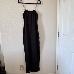 Women’s Black Maxi Dress XL Stretchy Goth Grunge Street Style Dressy Date Night